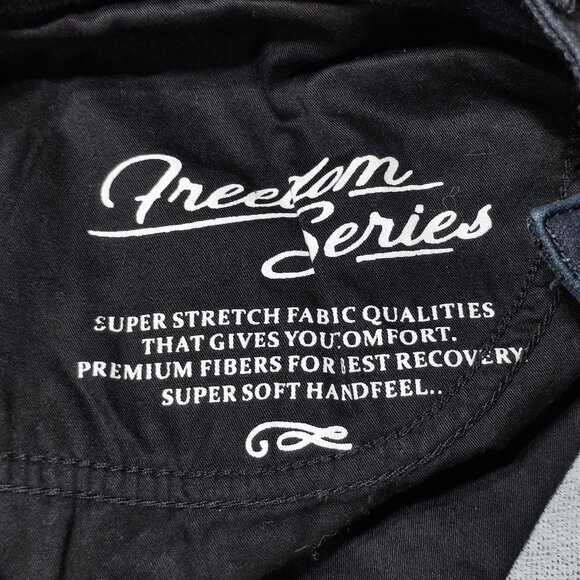 Buffalo jeans straight six Freedom series men's size W36xL32 indigo blue - Picture 9 of 14